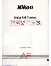 Nikon E 2 s Instruction Manual