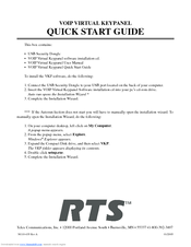 Telex VOIP Quick Start Manual