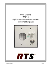 RTS WKP-1 User Manual