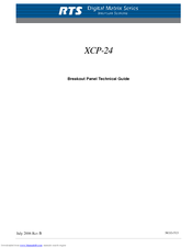 RTS XCP-24 Technical Manual
