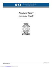 RTS XCP-48-Telco Resource Manual