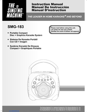 The Singing Machine SMG-183 Instruction Manual
