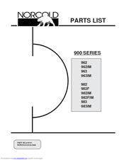 Norcold 982F Parts List