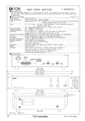 Toa P-9120DH Specifications