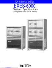 Toa EX-610 Specifications
