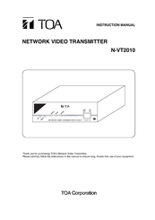 Toa Netcansee N-VT2010 Instruction Manual