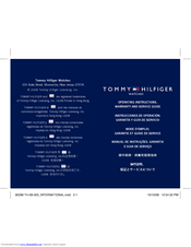 tillykke For det andet Gæsterne Tommy hilfiger 1790784 Manuals | ManualsLib