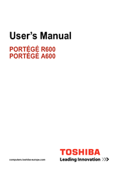 Toshiba PPR60U-01900C User Manual