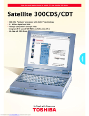 Toshiba Satellite 300CDS Specifications