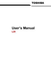 Toshiba Satellite L20-SP131 User Manual