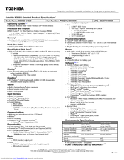 Toshiba M305D-S4830 User Manual