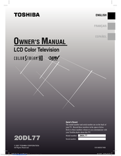 Toshiba 20DL77 Owner's Manual