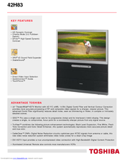 Toshiba 42H83 Specifications