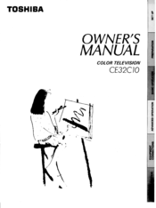 Toshiba CE32C10 Owner's Manual