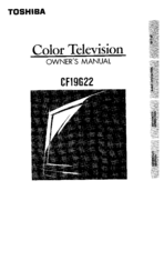 Toshiba CF19G22 Owner's Manual