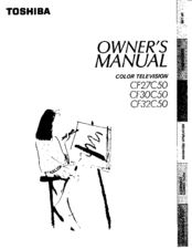 Toshiba CF27C50 Owner's Manual