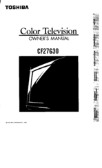 Toshiba CF27G30 Owner's Manual