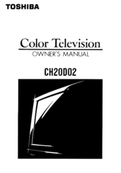 Toshiba CH20D02 Owner's Manual