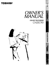 Toshiba CN32C90 Owner's Manual