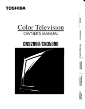 Toshiba CN32D90 Owner's Manual