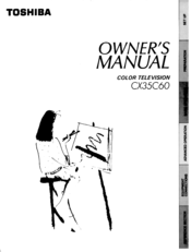 Toshiba CX35C60 Owner's Manual