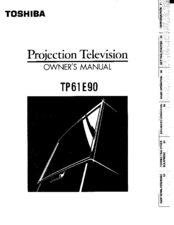 Toshiba TP61E90 Owner's Manual