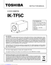 Toshiba IK-TF5C Instruction Manual