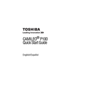 Toshiba Camileo P100 Quick Start Manual