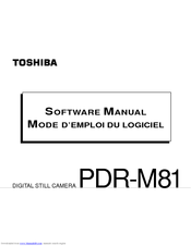 Toshiba PDR-M81 Software Manual