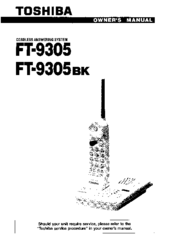 Toshiba FT-9305 User Manual