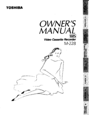 Toshiba M228 Owner's Manual