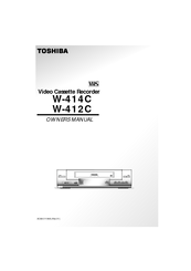 Toshiba W414C Owner's Manual