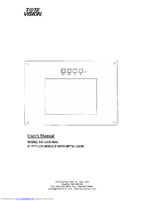 Tote Vision LCD-800L User Manual