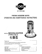 Kero-Sun Moonlighter Type I User Manual