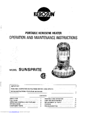 Kero-Sun Sunsprite User Manual