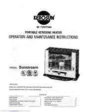 Toyotomi Sunstream User Manual