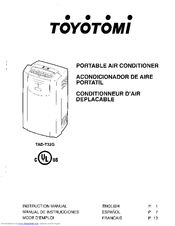 Toyotomi TAD-T32G Instruction Manual