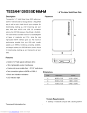 Transcend TS64GSSD18M-M Specifications