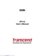 Transcend PF710 User Manual