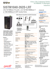 Transition Networks SISTM1040-262D-LRT Specifications