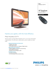 PHILIPS EasySuite 19HFL3233D Brochure