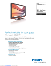 PHILIPS EasySuite 22HFL3232D Brochure