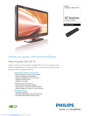 PHILIPS EasySuite 22HFL3233D Brochure