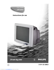 PHILIPS 29PT6961 Instructions For Use Manual