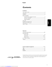 PHILIPS 29PT9413 - annexe 1 Manual