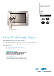 PHILIPS MiraVision 30HM9202 Specifications