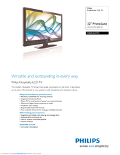 PHILIPS PrimeSuite 32HFL4372D Brochure