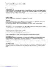 PHILIPS Matchline 32PW9556/05E Manual