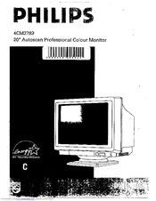 PHILIPS 4CM2789 Operating Instructions Manual
