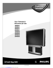 PHILIPS 55P834199 Directions For Use Manual